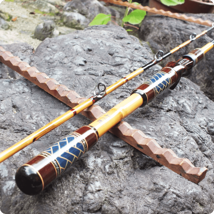 地域伝統工芸の新商品開発で作られた釣竿